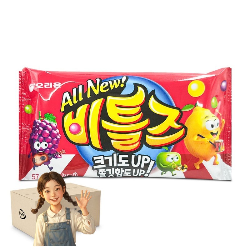 오리온 비틀즈 57g x12개 1박스-6통