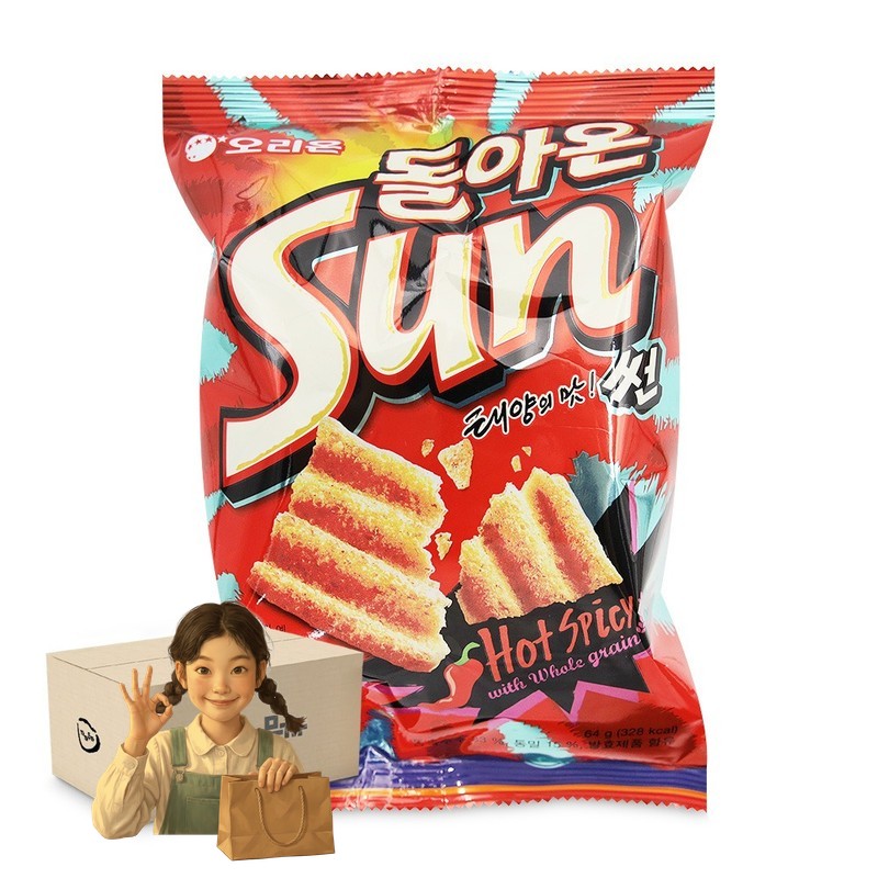오리온 태양의 맛 썬 오리지널 66g 썬칩 1박스-24개