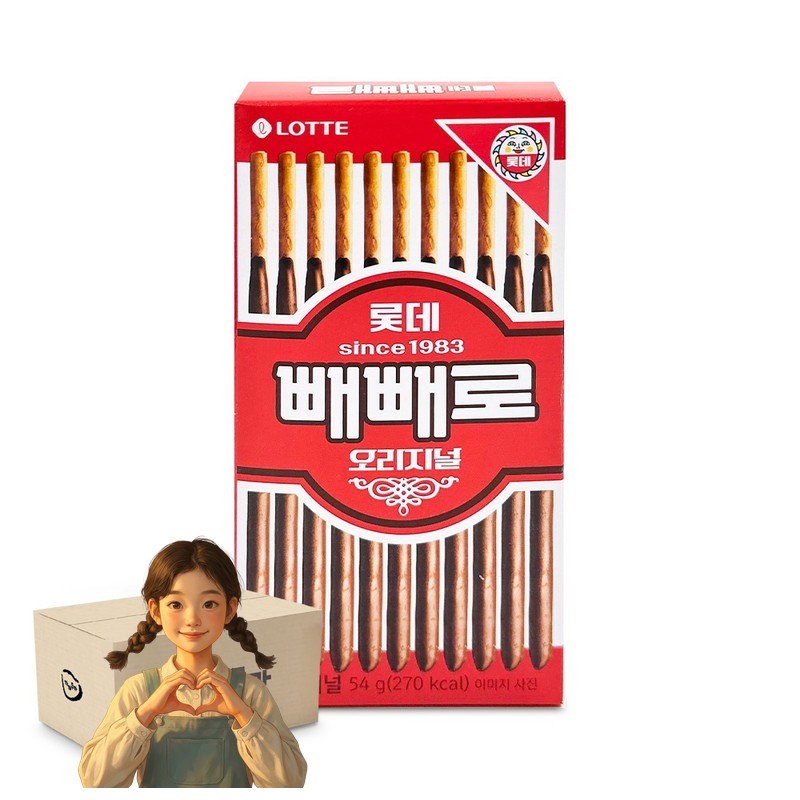 빼빼로 오리지널 맛 54gx40개