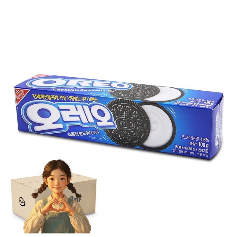 오레오 화이트크림 100g 1박스-24개