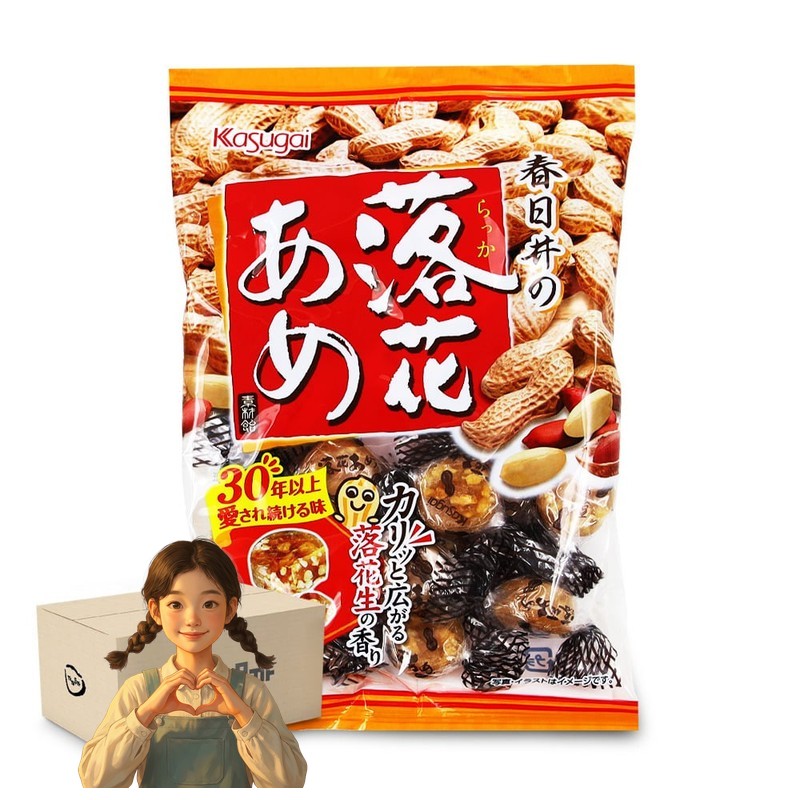 카수가이 땅콩사탕 130g 일본사탕 1박스-12개