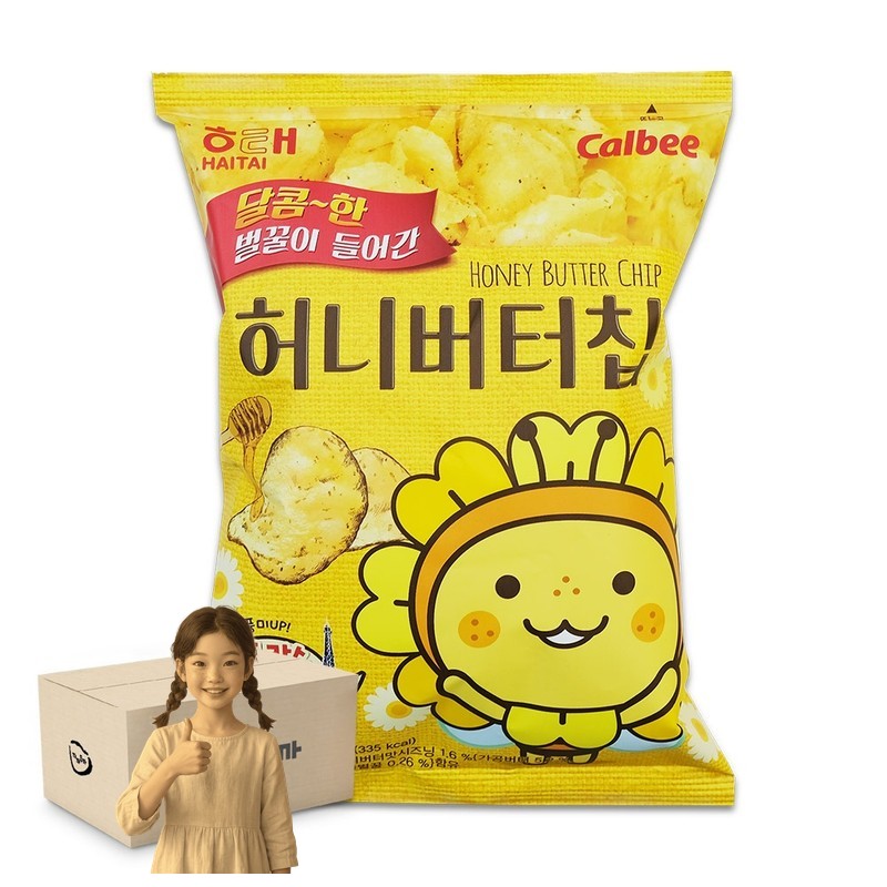 해태 허니버터칩 60g 1박스-20개
