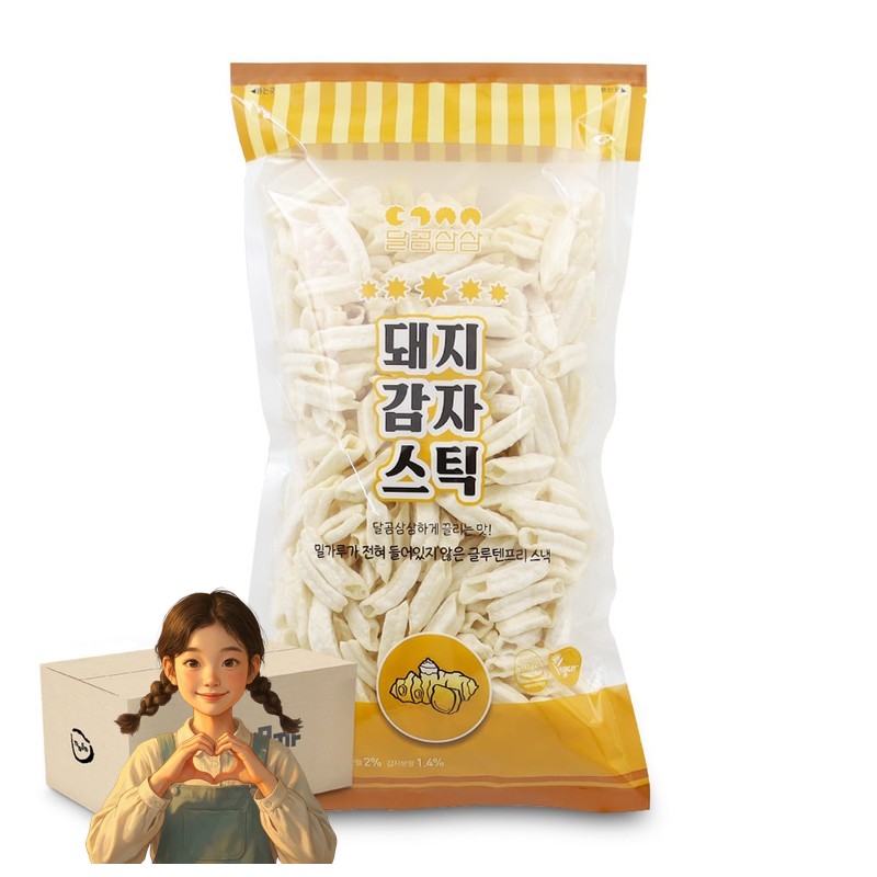 돼지감자스틱 150gx12개 글루텐프리