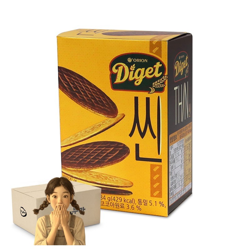 오리온 다이제 씬 84g 1박스-18개