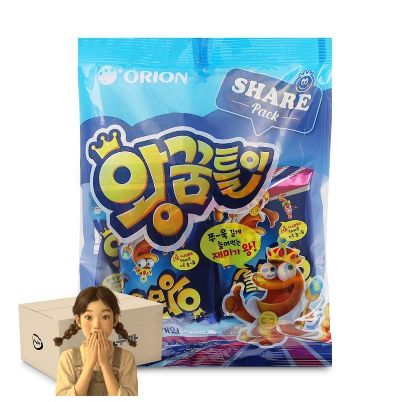오리온 왕꿈틀이 255g 1박스-12개