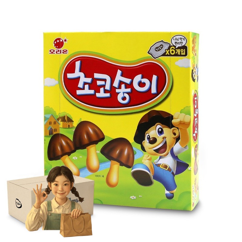 오리온 초코송이 216g 6p 1박스-12개