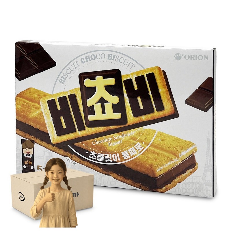 오리온 비쵸비 125g 5p 1박스-24개