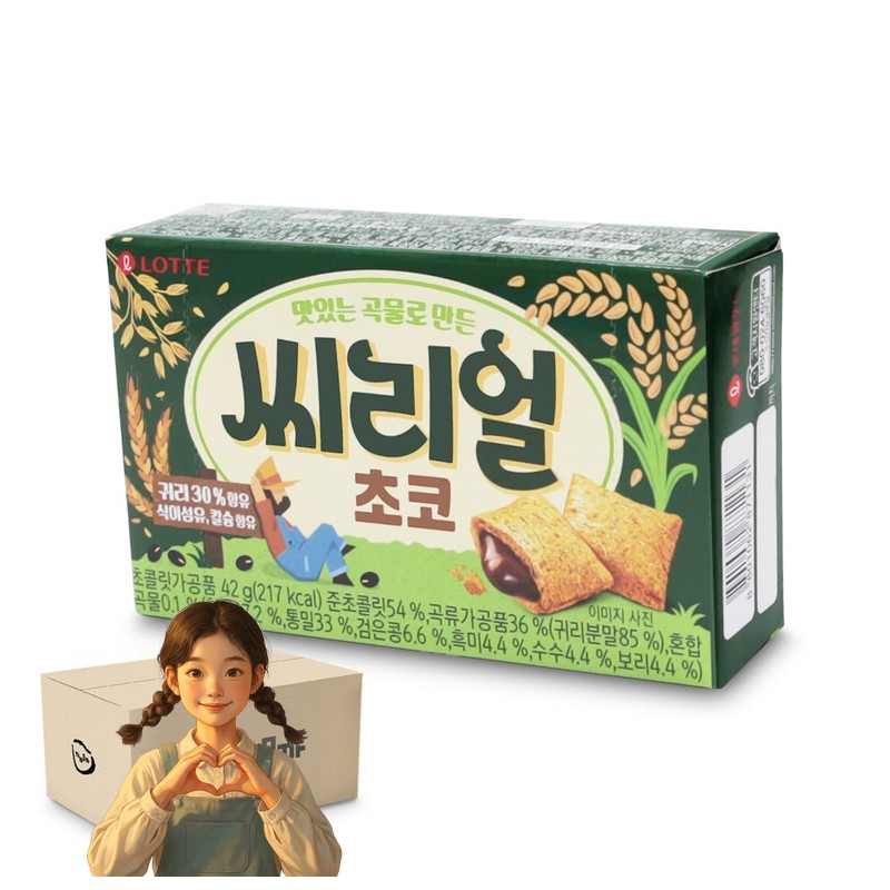 씨리얼 초코 42gx32개