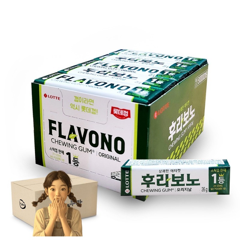 후라보노껌 오리지날 26gx15개 1박스-6통
