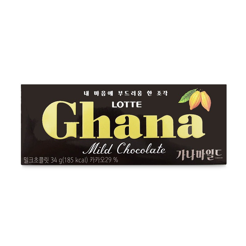 가나 마일드 초콜릿 34g