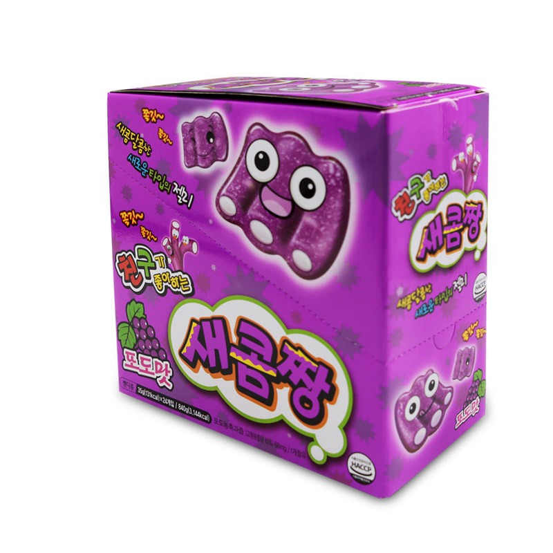 새콤짱 포도맛 35gx24개