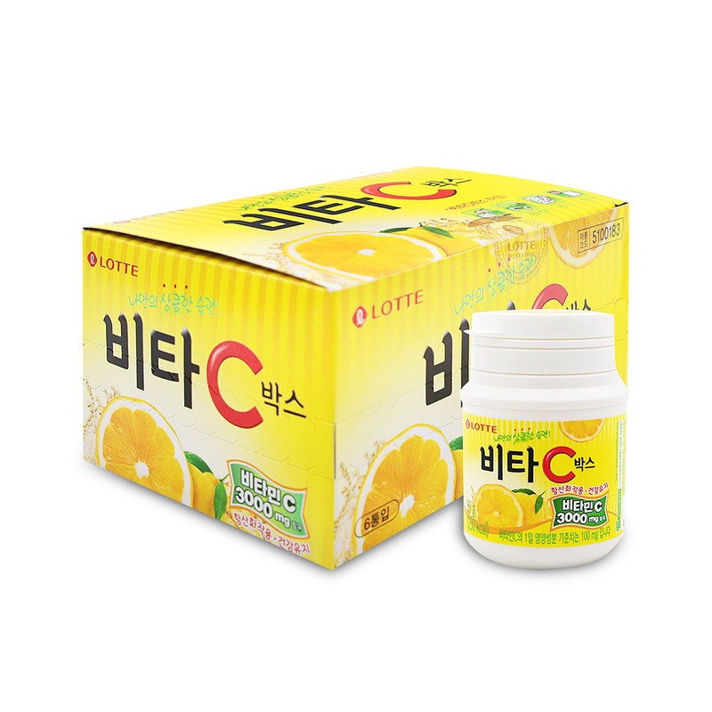 비타C박스 65gx6개 비타민C 캔디