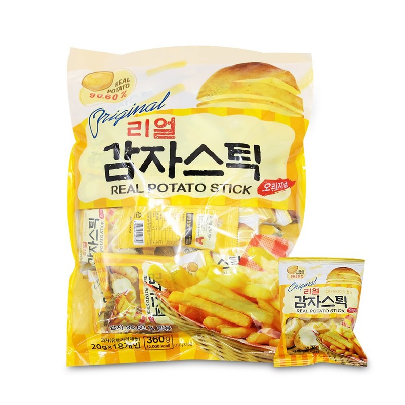 리얼 감자스틱 20gx18개
