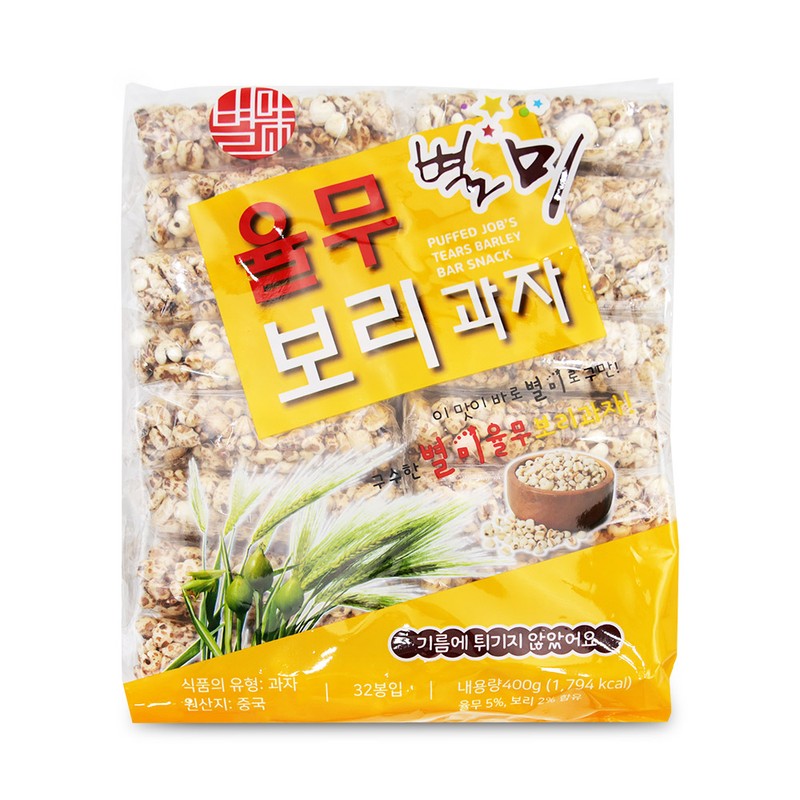 율무 보리과자 400g 대용량 곡물과자
