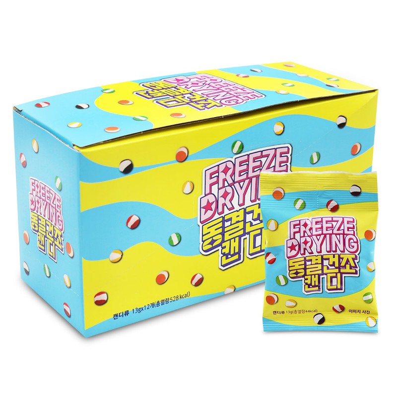 동결건조 캔디 13gx12개 바삭한 사탕