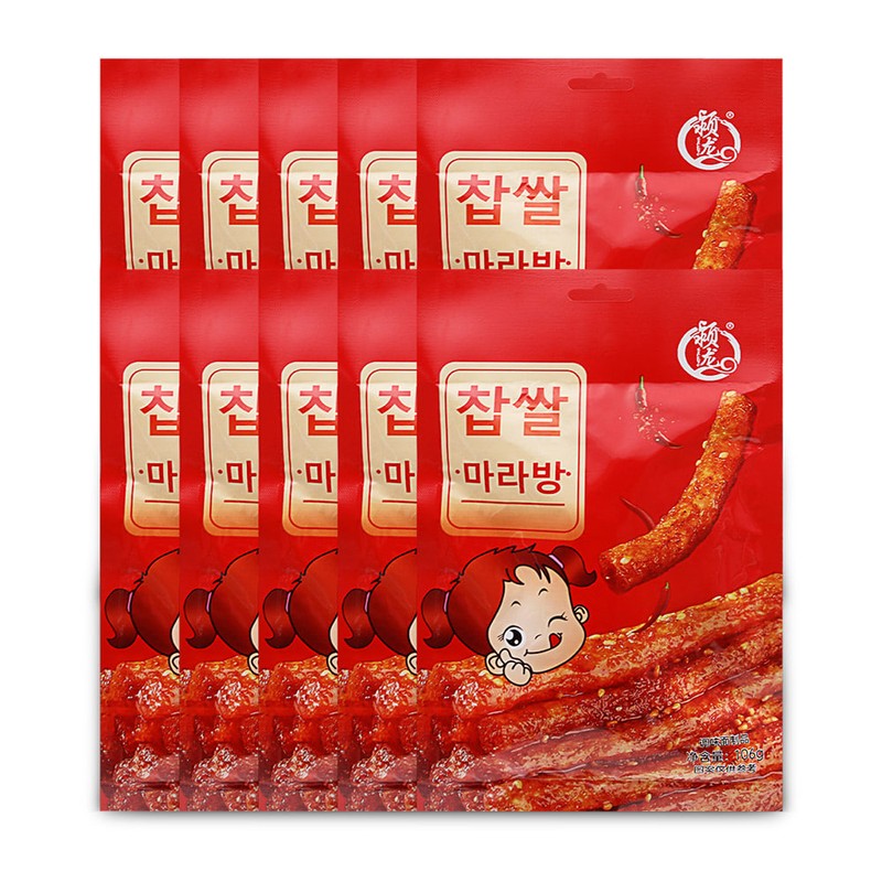 중국간식 찹쌀 마라방 쫀드기 106gx10개 마라쫀디기 스낵 학생간식
