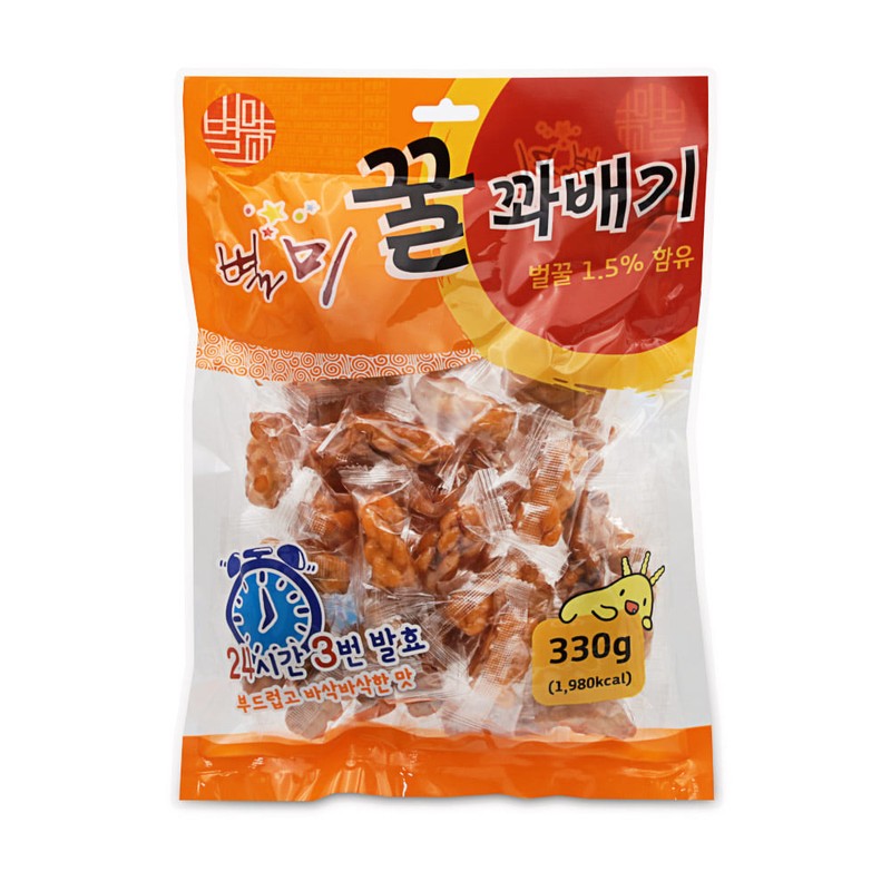 별미 꿀꽈배기 330g 옛날과자 미니 꽈배기 캠핑간식