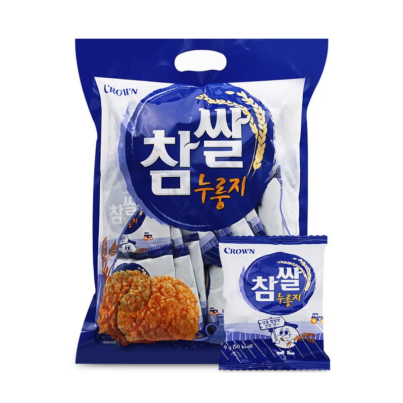 크라운 참쌀 누룽지 간장맛 216g