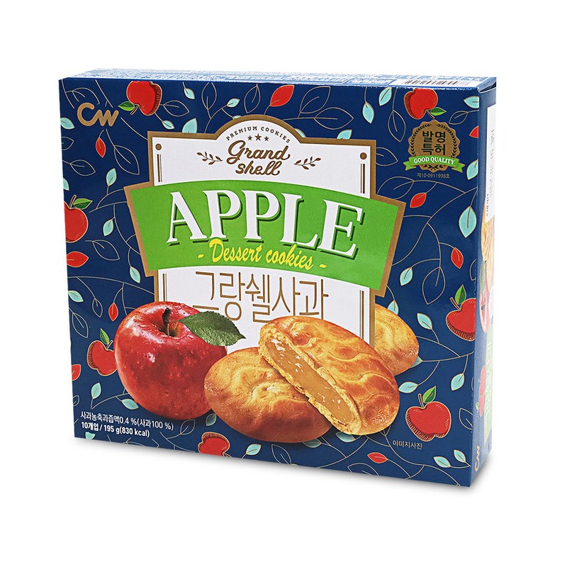 그랑쉘 사과 쿠키 195g