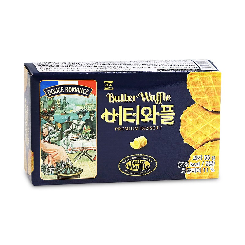 서주 버터와플 쿠키 55g 스낵 야식