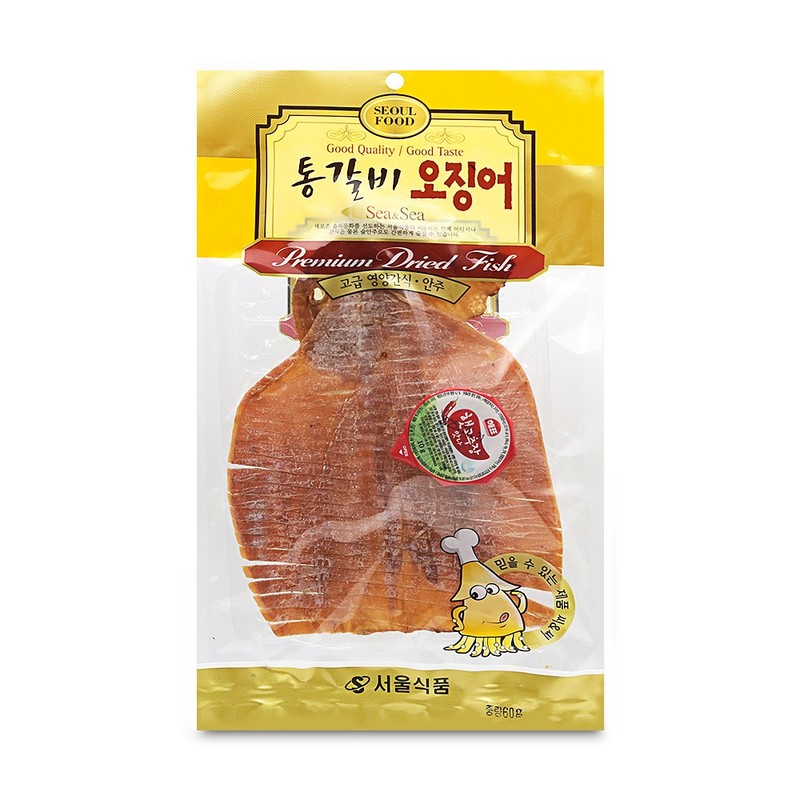 서울식품 오징어 통갈비 60g 안주