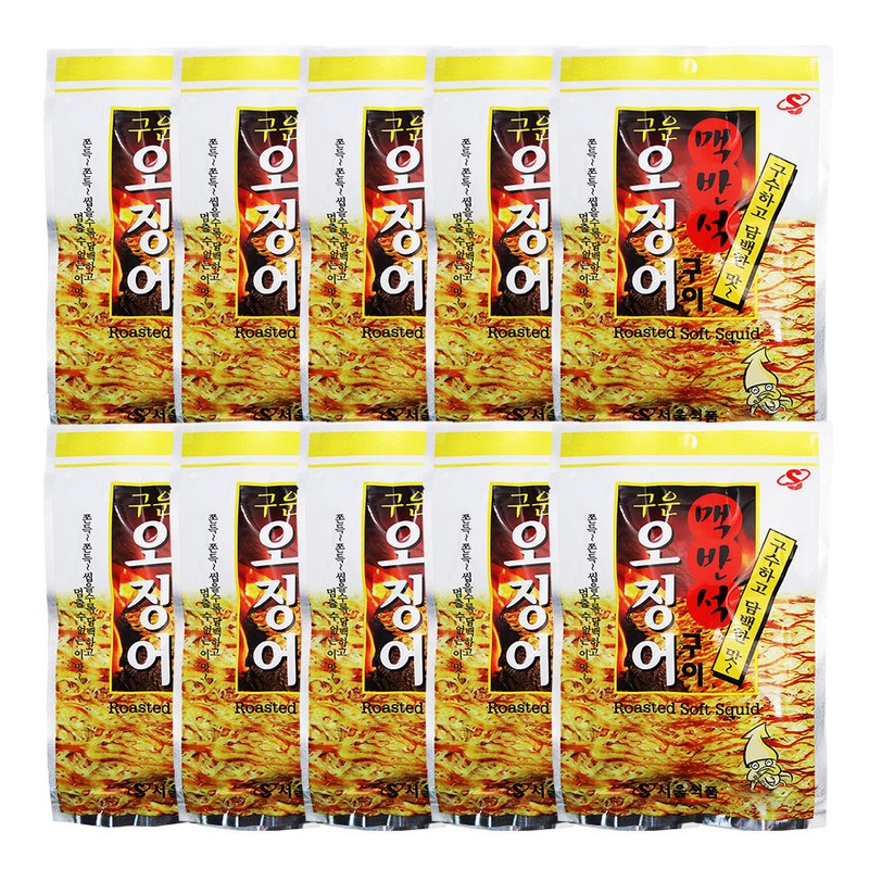 서울식품 맥반석구이 구운 오징어 30gx10개