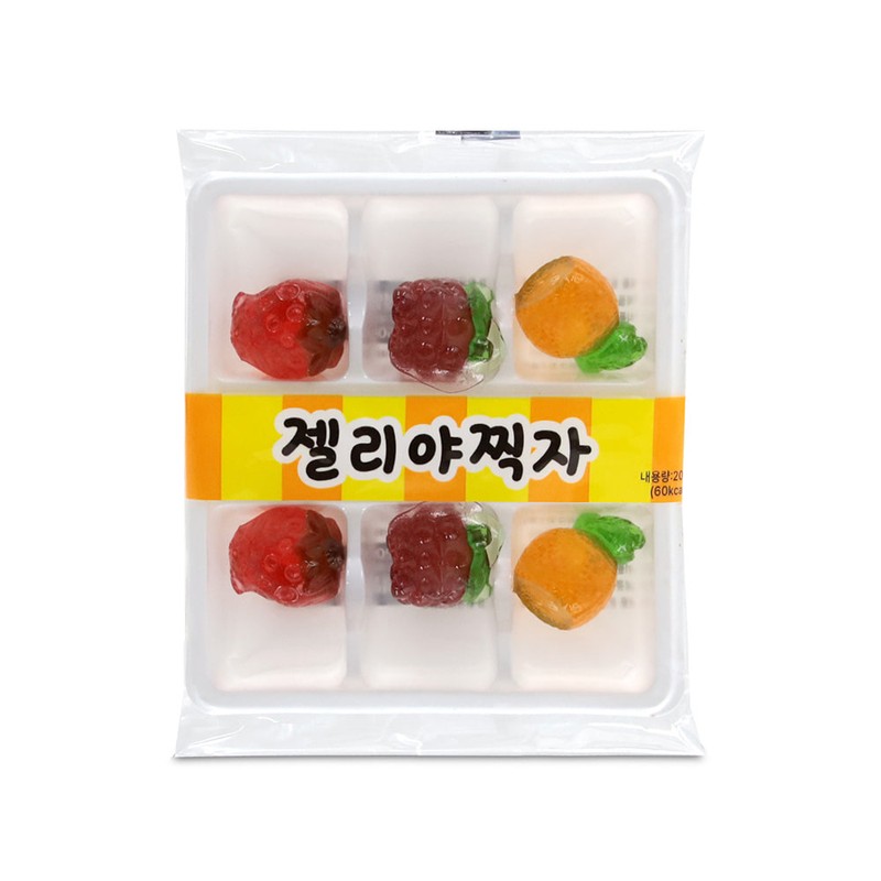 젤리야찍자 20g 과일모양젤리