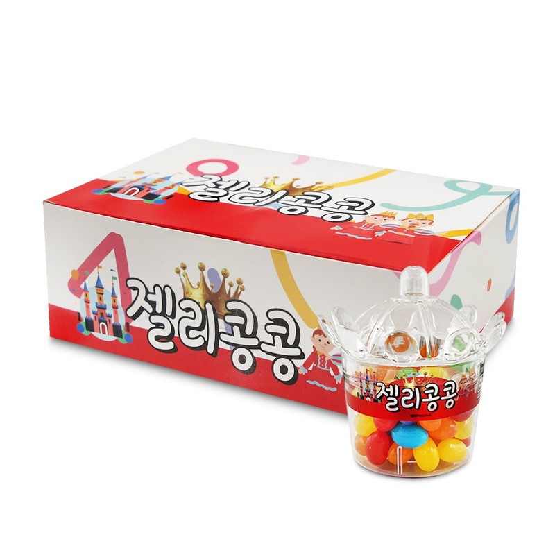 젤리콩콩 60gx6개 1통 젤리빈 아이들간식