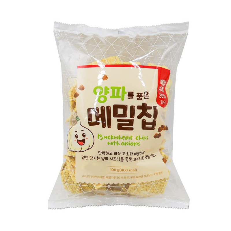 싱싱 양파를 품은 메밀칩 100g 버큇칩 사무실간식