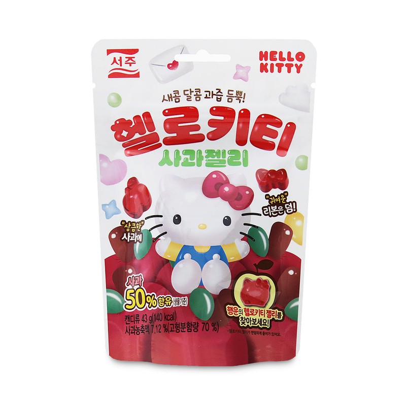 서주 헬로키티 사과 젤리 43g