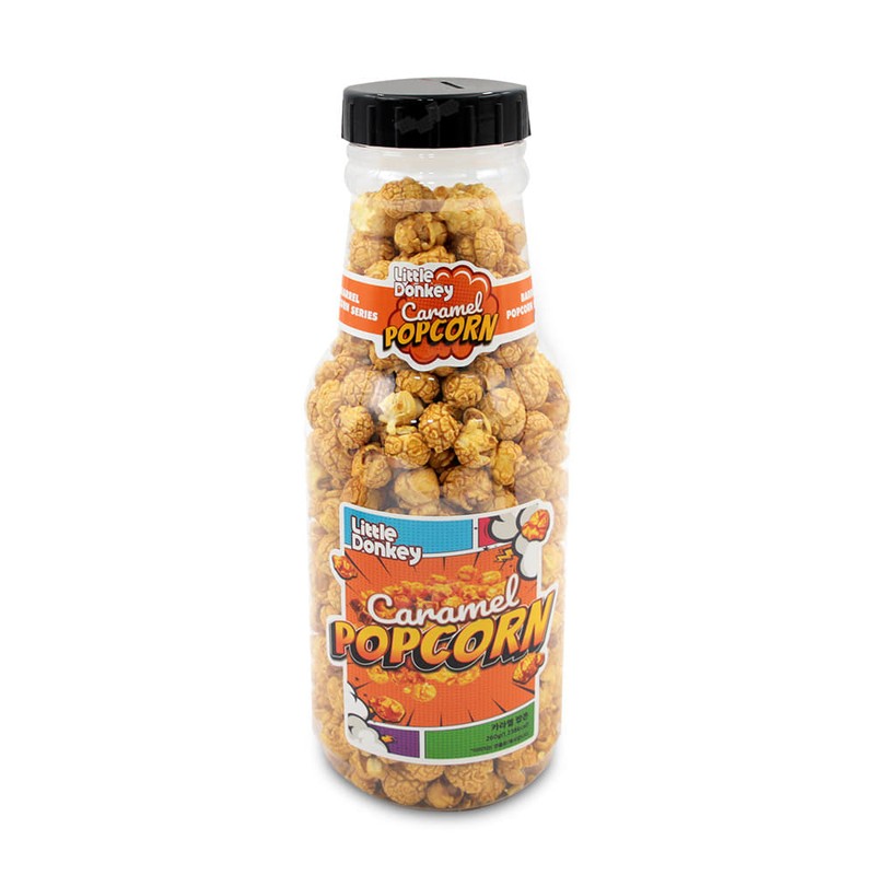 리틀동키 카라멜팝콘 260g 병모양 팝콘