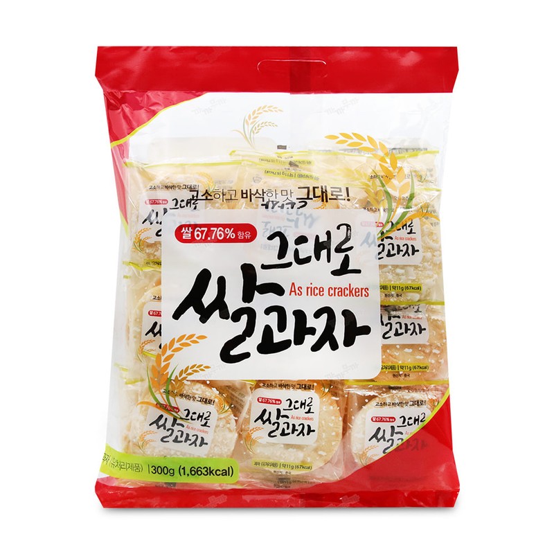 그대로 쌀과자 300g 어르신간식