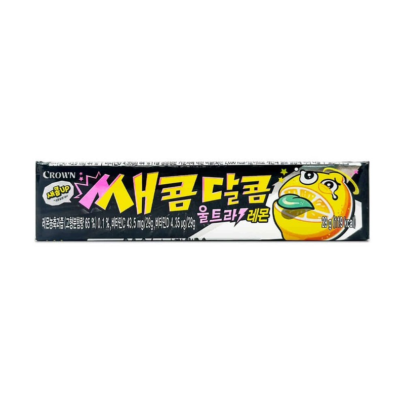 크라운 쌔콤달콤 울트라 레몬 29g