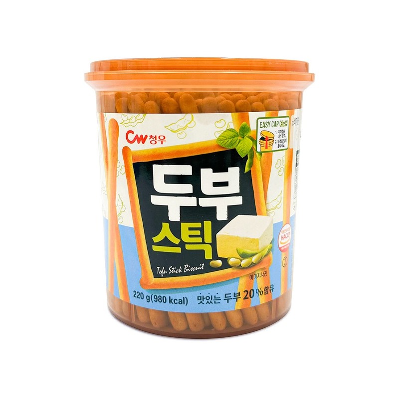 청우 두부스틱 220g 담백한 스틱형 과자
