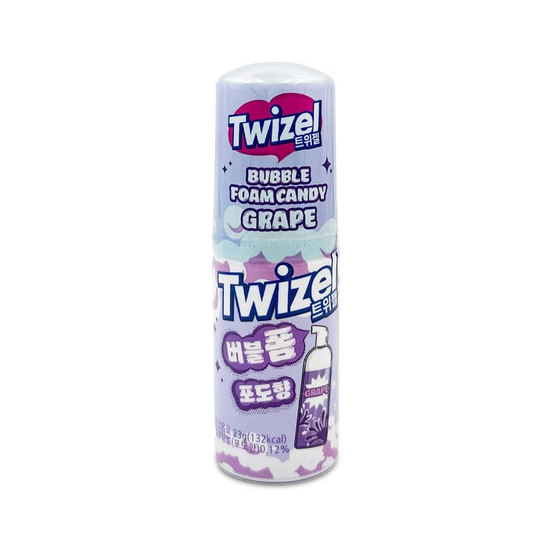 트위젤 버블폼 포도향 23g 스프레이 액체 캔디
