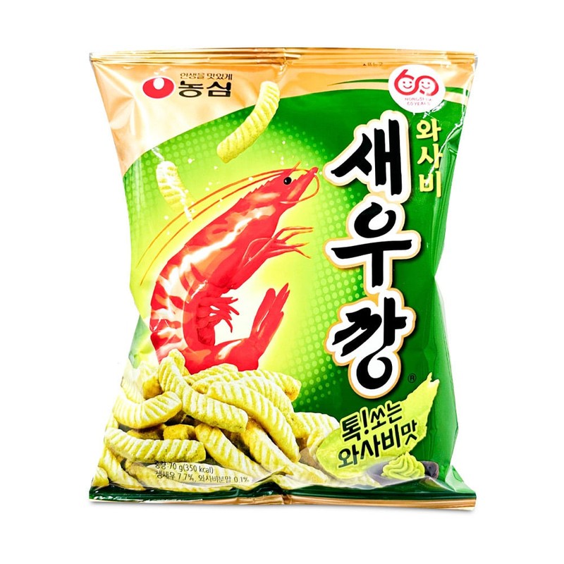 농심 와사비 새우깡 70g