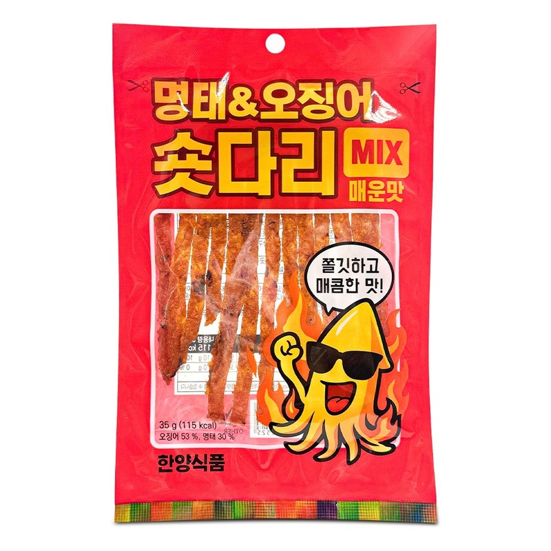 한양 명태 오징어 숏다리 매운맛 MIX 35g
