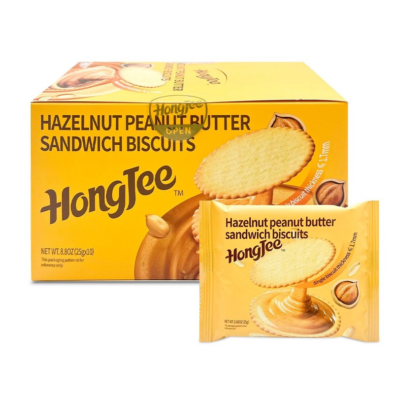 헤이즐넛 피넛 버터 샌드위치 비스킷 250g