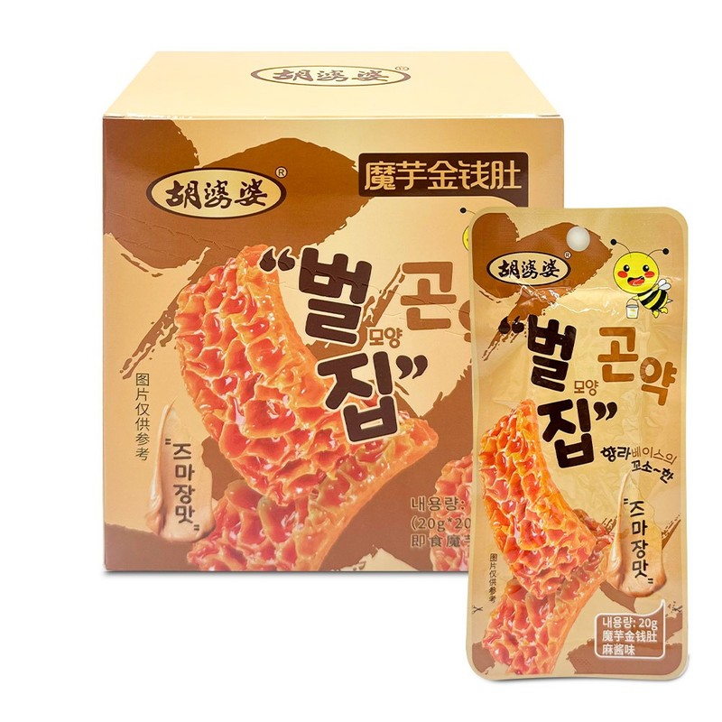 중국간식 벌집 모양 곤약 마장맛 20gx20개 1통 마라곤약 스낵 캠핑간식