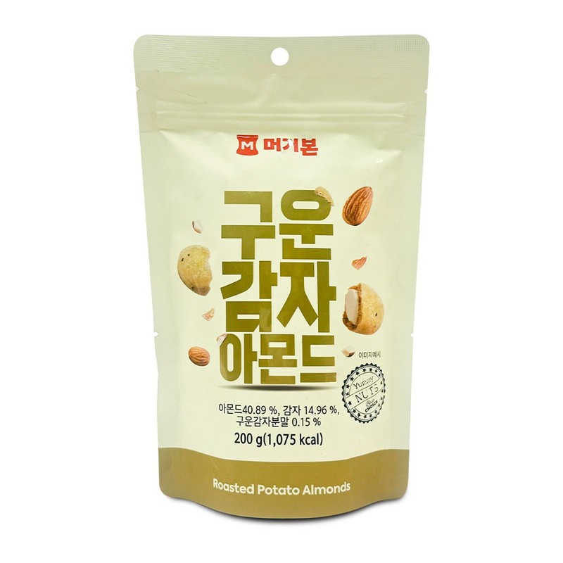 머거본 구운 감자 아몬드 200g