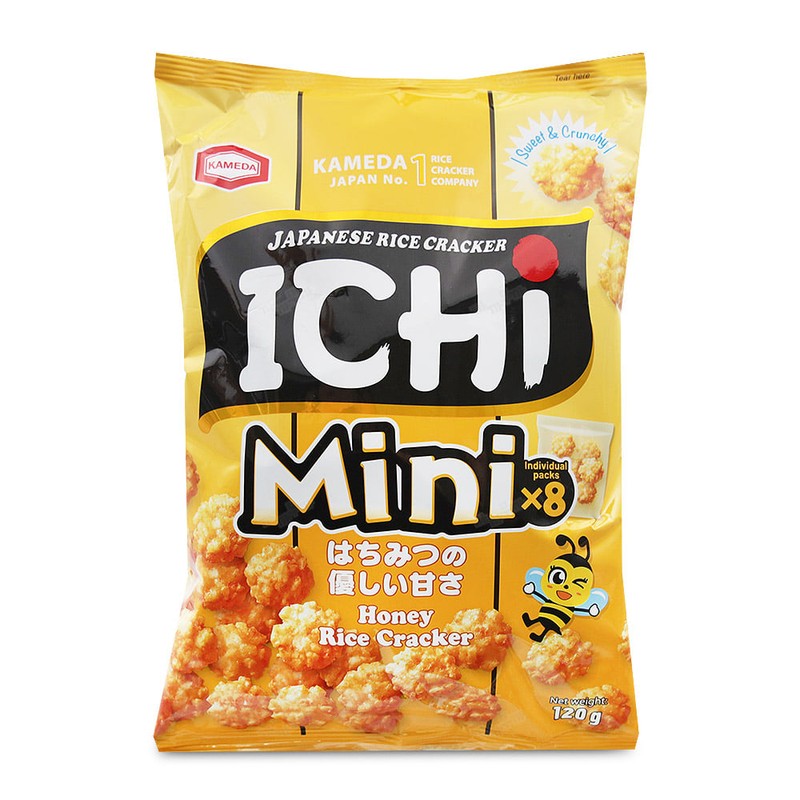 카메다 이치 쌀과자 미니허니맛 120g 소비기한 26.06.29