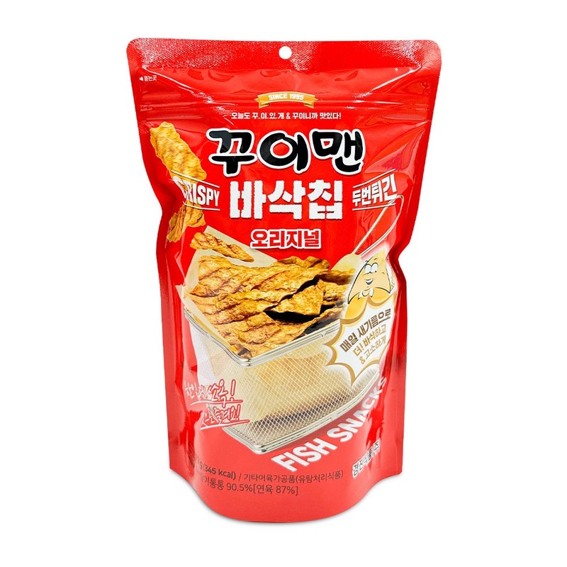 꾸이맨 바삭칩 오리지널 낱개1개