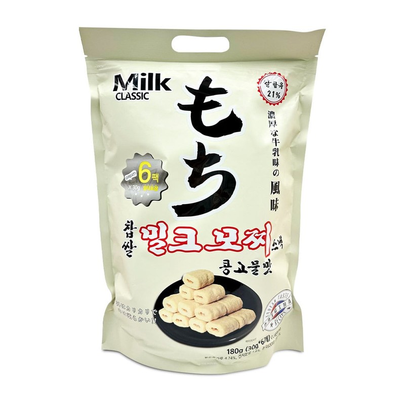 밀크 클래식 찹쌀 밀크 모찌 스낵 콩고물 맛 180g