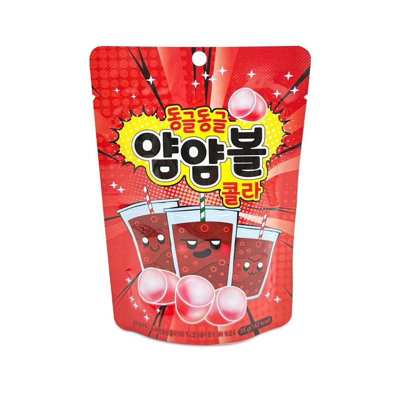 얌얌볼 콜라맛 낱개1개 츄잉캔디