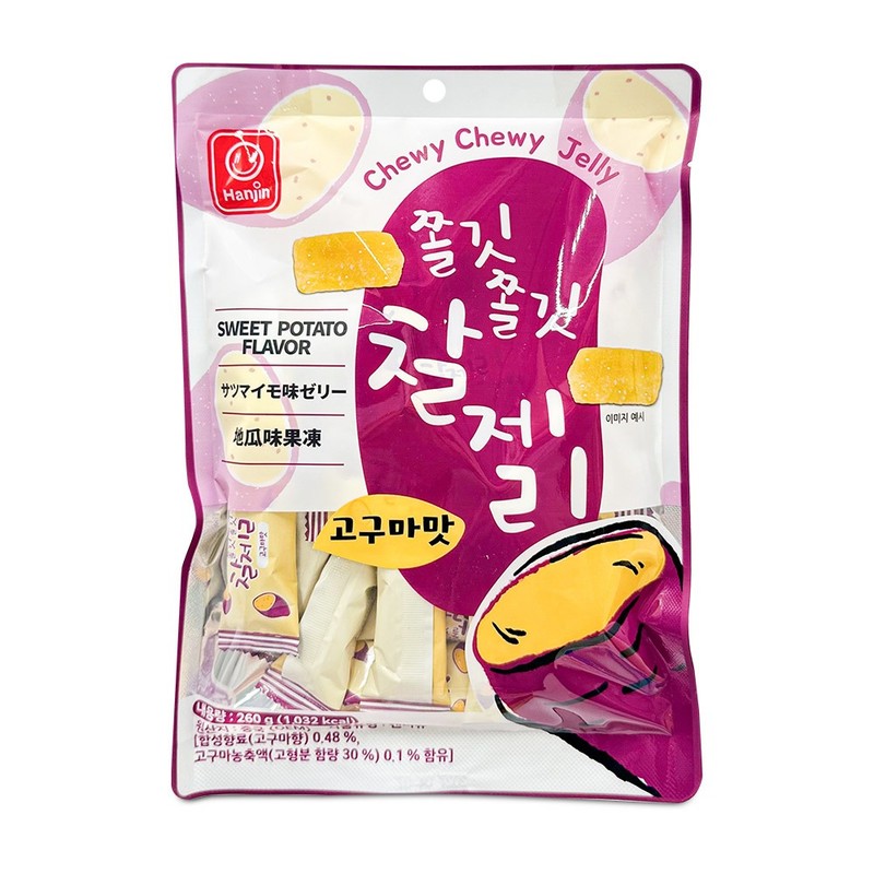 한진 쫄깃쫄깃 찰제리 고구마맛 260g 사탕 간식선물