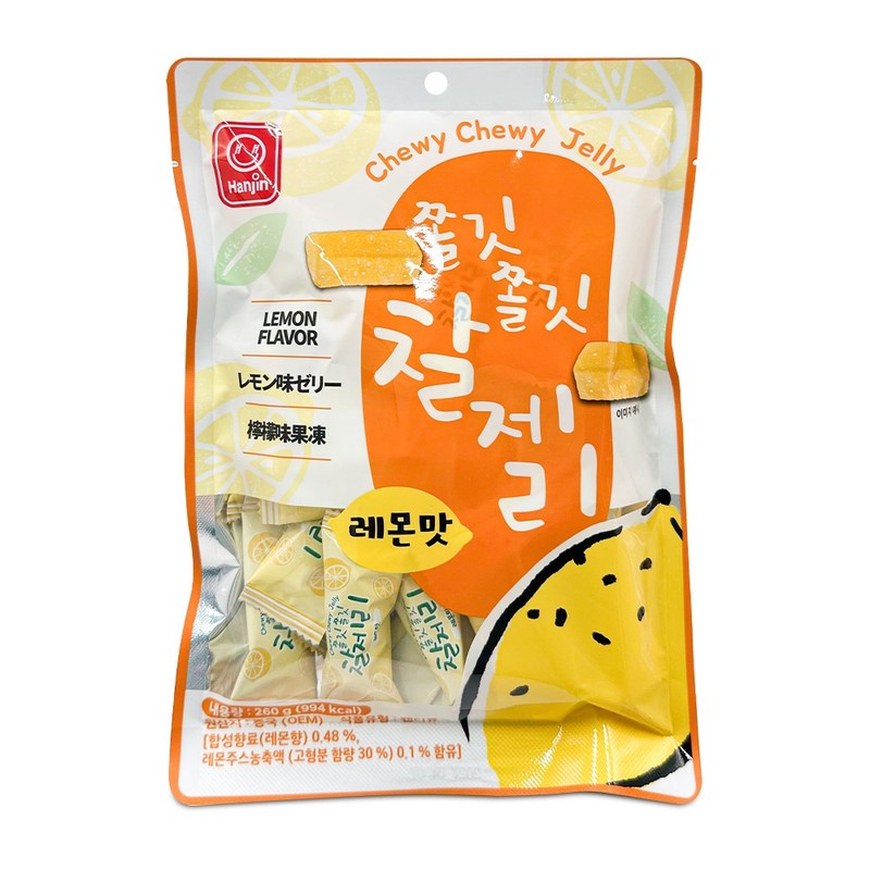 한진 쫄깃쫄깃 찰제리 레몬맛 260g