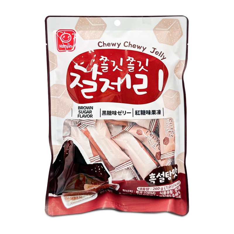 한진 쫄깃쫄깃 찰제리 흑설탕맛 260g