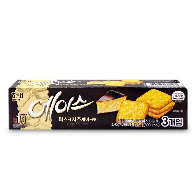 해태 에이스 바스크 치즈 케이크 맛 73g
