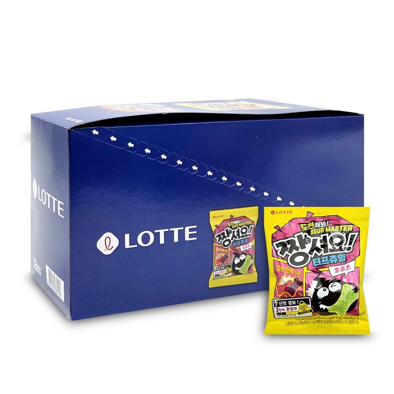 짱셔요 터프 츄잉 후르츠 맛 51g x12개 1통