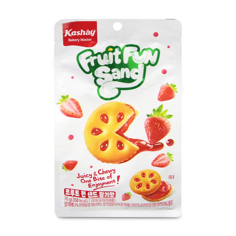 프루트 펀 샌드 딸기맛 70g 딸기샌드